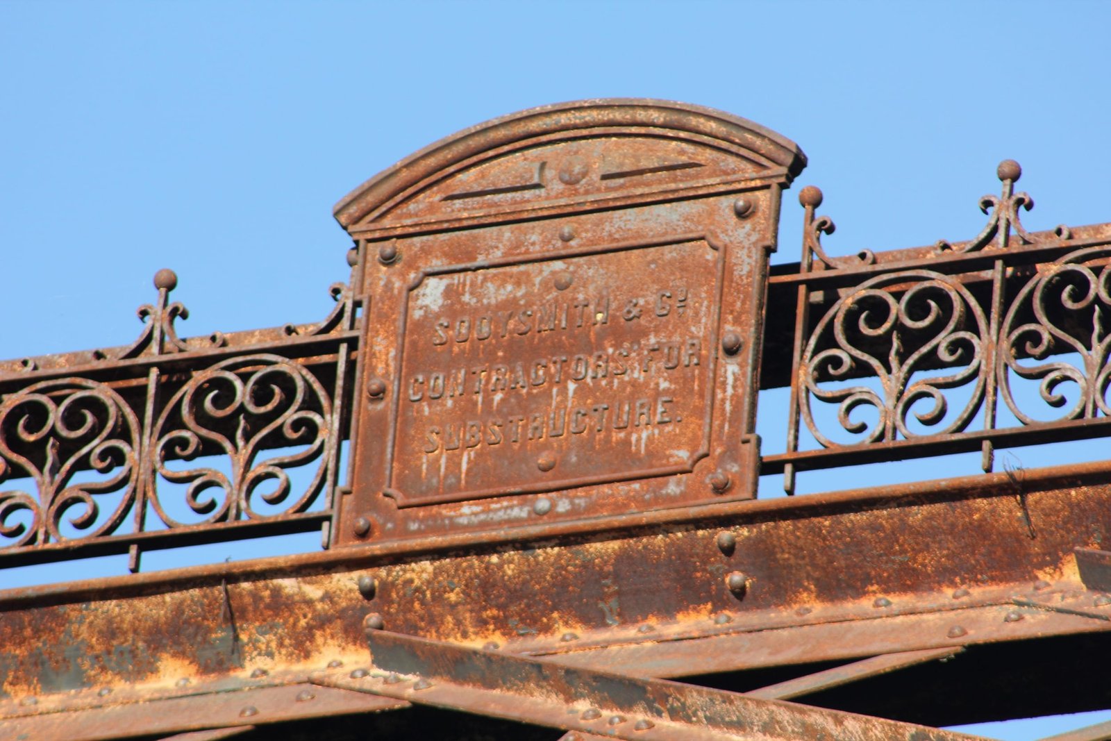Plaque, Iowa swing span (span #2)